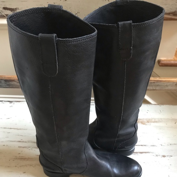 Madewell English Saddle Archive Leather Boots - Picture 7 of 8